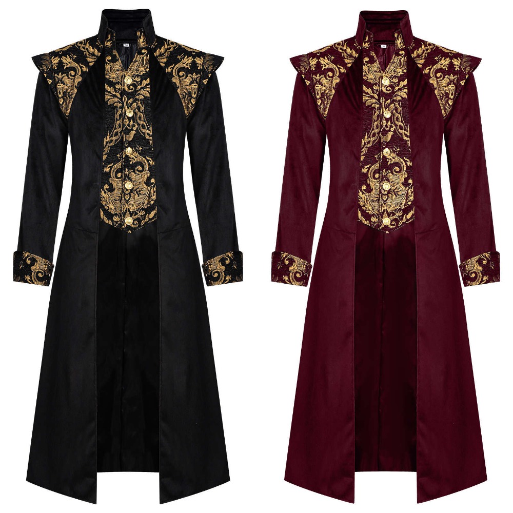 Women'S Gothic Formal Wear - Steampunk Mittelalterlicher Gehrock Viktorianischer Gotischer Formeller