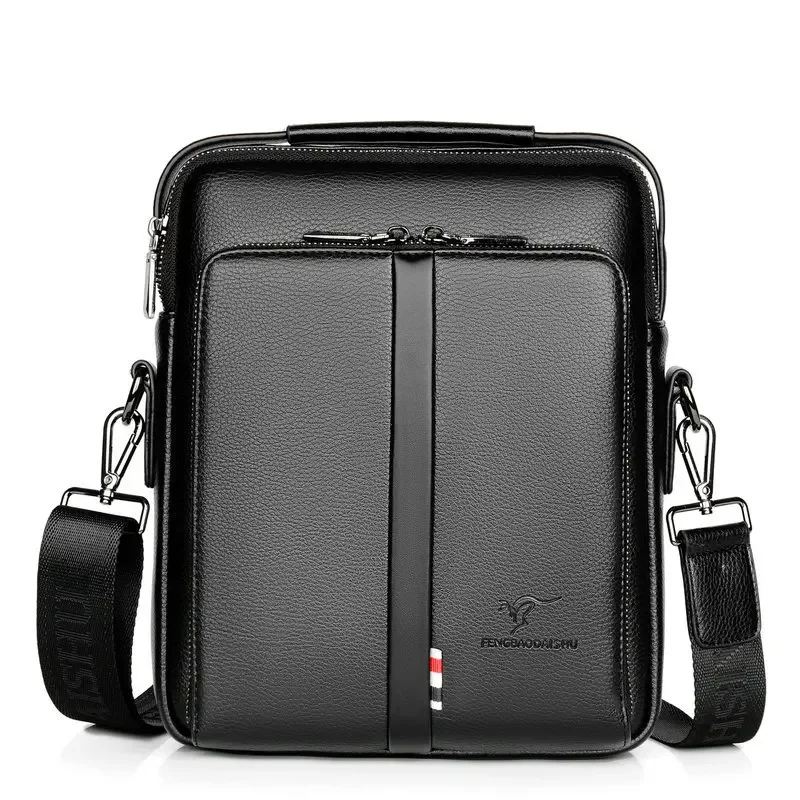 Structured Handbag Work - Mode Schulter Messenger Männer Tasche Pu