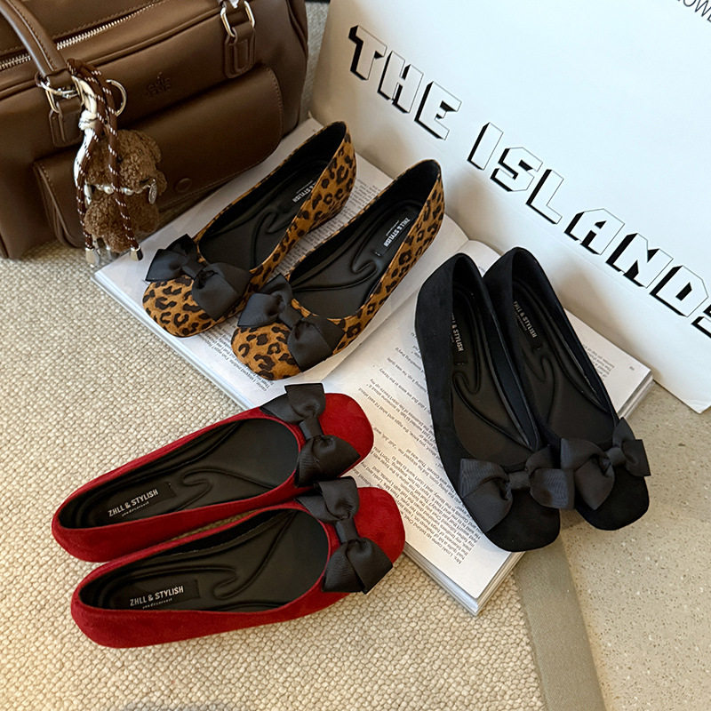 Women Formal Wear Shoes - Mehrfarbige Wildleder-Ballerinas für Damen, bequem mit
