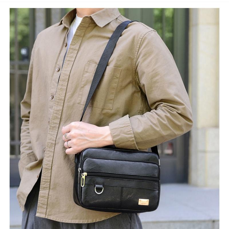 Leder Herren Sling Bag Messeng – Structured Handbag Work Bewertung und Preis