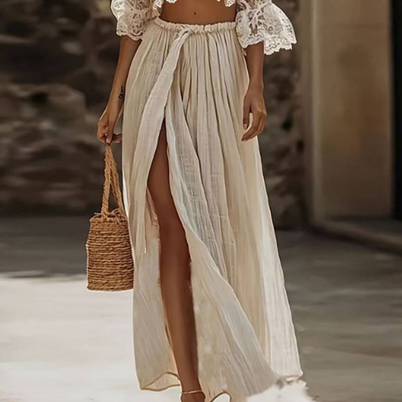 Damen Boho-Spitzen-Zweiteiler: – Woman Formal Wear Bewertung und Preis