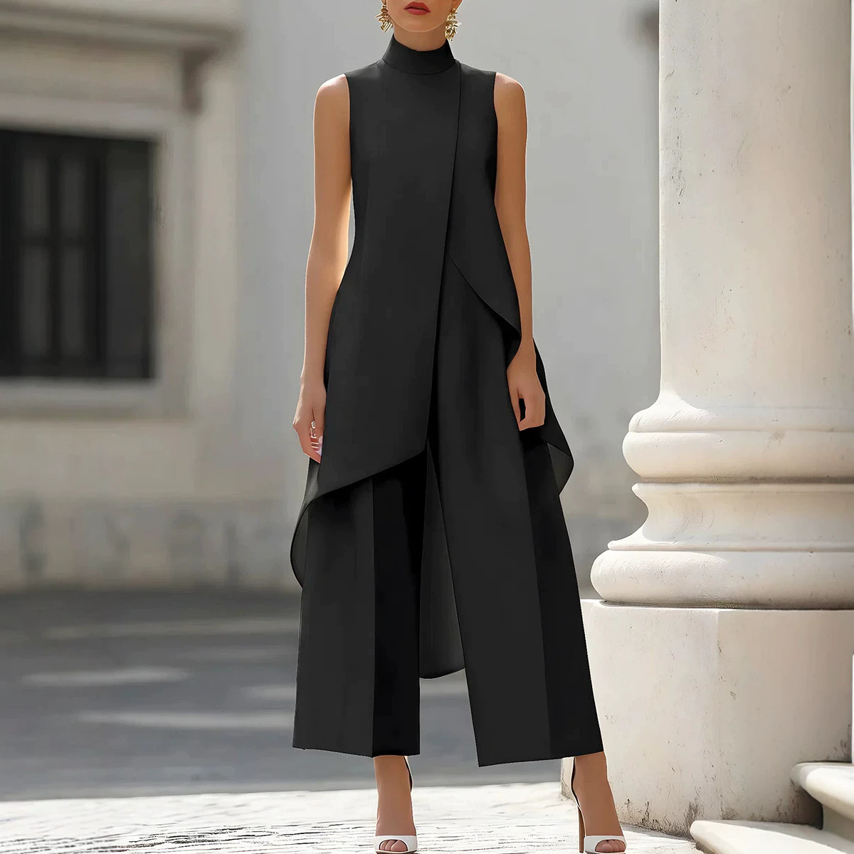 Damen-Set mit Stehkragen, ärme – Female Formal Wear Bewertung und Preis