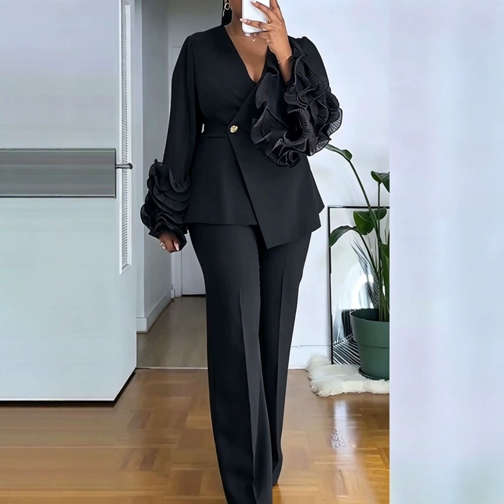 Zweiteiliger Hosenanzug für Da – Female Formal Wear Bewertung und Preis