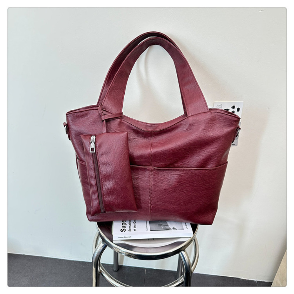 Weiche Kunstleder-Tragetasche  – Structured Handbag Work Bewertung und Preis