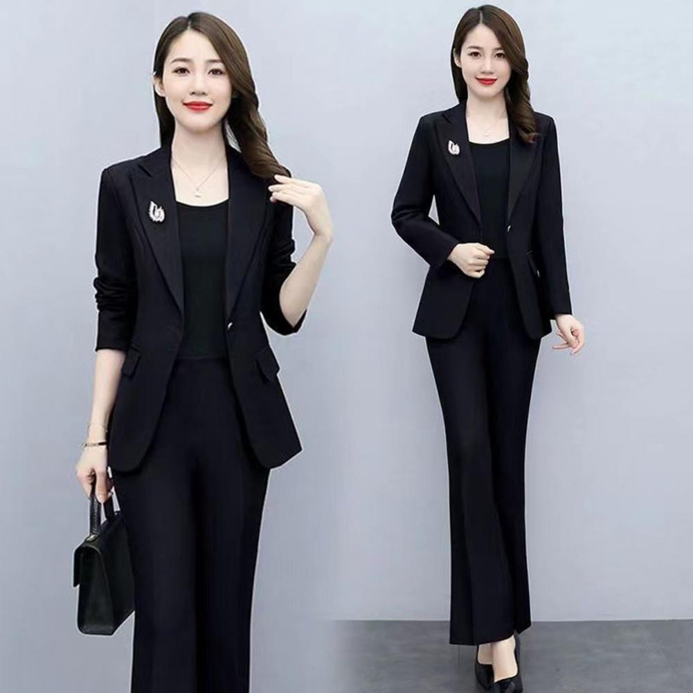 2-teiliges Damen-Anzug-Set mit – Women Formal Wear Trousers Bewertung und Preis