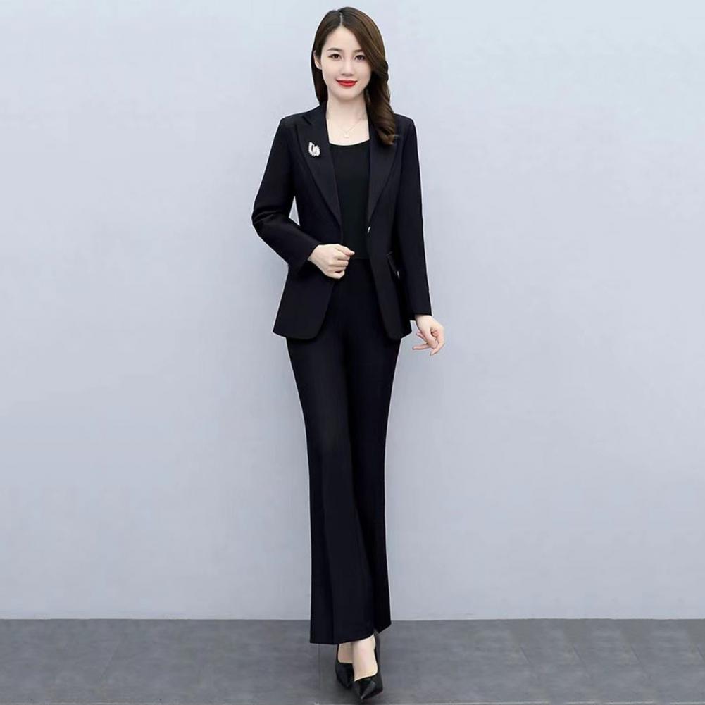 2-teiliges Damen-Anzug-Set mit – Women Formal Wear Trousers Bewertung und Preis
